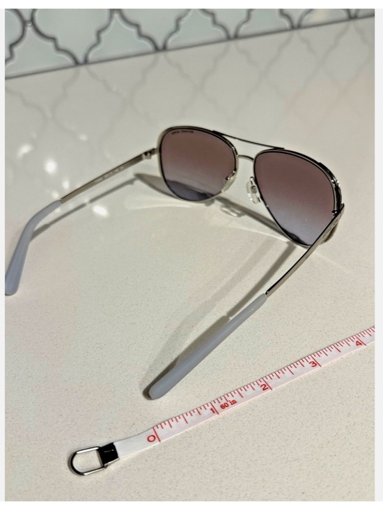 NEW Michael Kors Chelsea Sunglasses Womens Size 59mm Aviator Chic Light Sky Blue main image 10